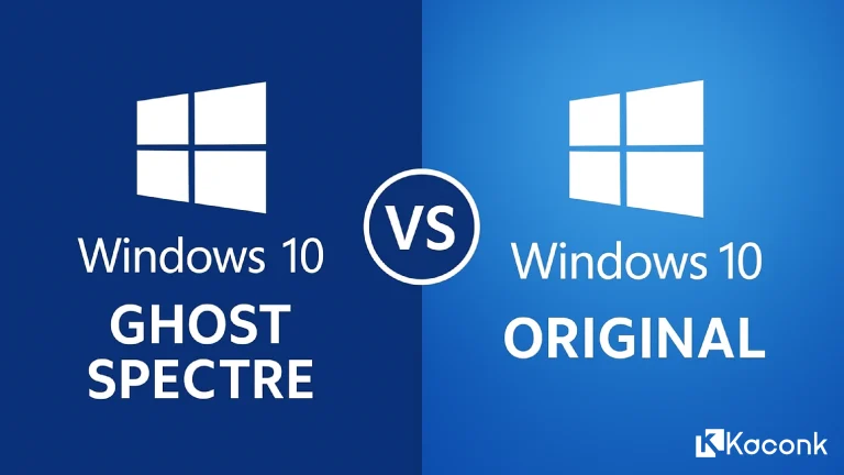Windows 10 Ghost Spectre vs Windows 10 Original Mana yang Lebih Baik?