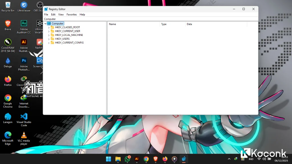 6 Cara Membuka Registry Editor di Windows 11 3 Cara Membuka Registry Editor di Windows 11