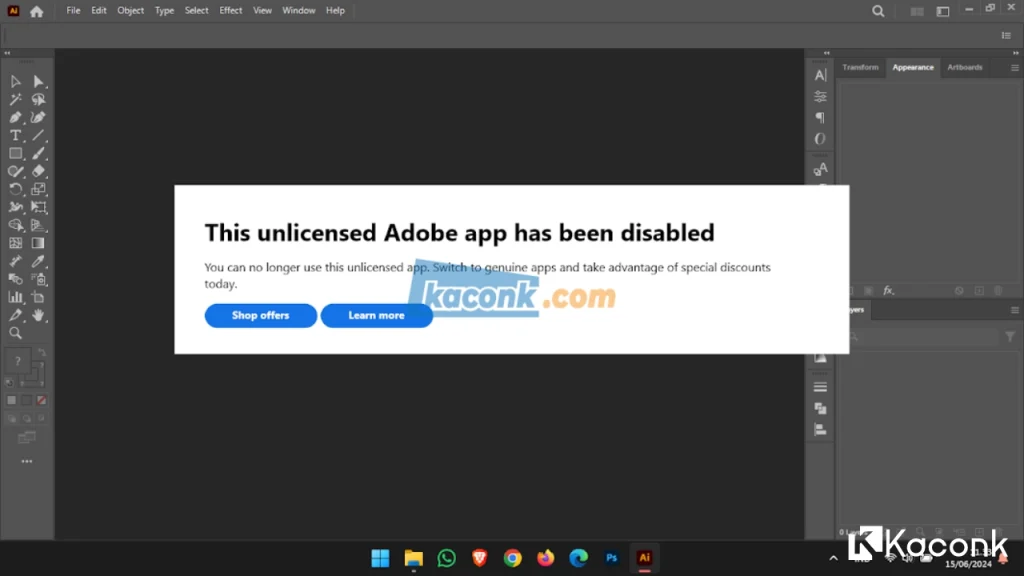 How to Fix This Unlicensed Adobe App Has Been Disabled